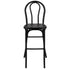 Chivari Black Resin Steel Skeleton™ Bentwood Barstool - 2 Pack - Some Assembly Required BBRB-KD-ST-AX-2