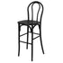 Chivari Black Resin Steel Skeleton™ Bentwood Barstool - 2 Pack - Some Assembly Required BBRB-KD-ST-AX-2