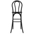 Chivari Black Resin Steel Skeleton™ Bentwood Barstool - 2 Pack - Some Assembly Required BBRB-KD-ST-AX-2