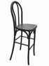 Chivari Black Resin Steel Skeleton™ Bentwood Barstool (Per Unit Price Shown – Sold only in Quantities of 2) Some Assembly Required BBRB-KD-ST-AX-2