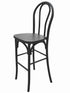 Chivari Black Resin Steel Skeleton™ Bentwood Barstool (Per Unit Price Shown – Sold only in Quantities of 2) Some Assembly Required BBRB-KD-ST-AX-2