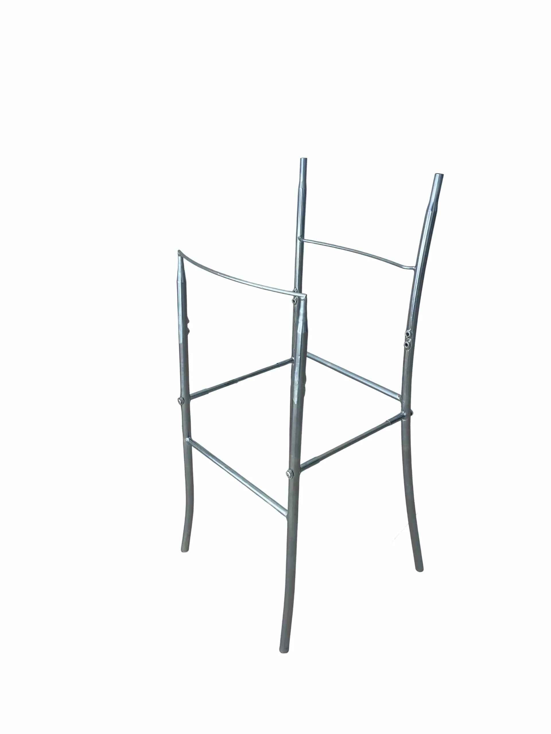 Chivari Black Resin Steel Skeleton™ Bentwood Barstool (Per Unit Price Shown – Sold only in Quantities of 2) Some Assembly Required BBRB-KD-ST-AX-2