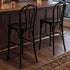 Black Resin Steel Skeleton™ Bentwood Barstool - 2 Pack - Some Assembly Required