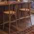 Chestnut Resin Steel Skeleton™ Bentwood Barstool - 2 Pack - Some Assembly Required