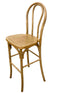 Chivari Chestnut Resin Steel Skeleton™ Bentwood Barstool - 2 Pack - Some Assembly Required BBRC-KD-ST-AX-2