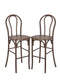 Fruitwood Resin Steel Skeleton™  Bentwood Barstool  - 2 Pack - Some Assembly Required