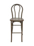 Chivari Fruitwood Resin Steel Skeleton™  Bentwood Barstool  - 2 Pack - Some Assembly Required BBRF-KD-ST-AX-2
