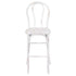 Chivari White Distressed Resin Steel Skeleton™ Bentwood Barstool - 2 Pack - Some Assembly Required BBRWD-KD-ST-AX-2