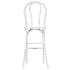 Chivari White Distressed Resin Steel Skeleton™ Bentwood Barstool - 2 Pack - Some Assembly Required BBRWD-KD-ST-AX-2