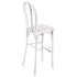 Chivari White Distressed Resin Steel Skeleton™ Bentwood Barstool - 2 Pack - Some Assembly Required BBRWD-KD-ST-AX-2