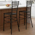 Black Resin Steel Skeleton™ Chiavari Barstool - 2 Pack - Some Assembly Required