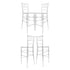 Chivari Clear Resin ProClear™ Chiavari Barstool - 4 Pack - Some Assembly Required BCRC-U-ZG-T-4