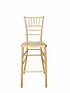 Chivari Gold Bullion Resin Steel Skeleton™ Chiavari Barstool BCRG-ST-AX-T