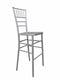 Chivari Silver Resin Steel Skeleton™ Chiavari Barstool BCRS-ST-AX-T