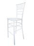 White Resin Steel Skeleton™ Chiavari Barstool - 2 Pack - Some Assembly Required