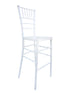 Chivari White Resin Steel Skeleton™ Chiavari Barstool BCRW-ST-AX-T