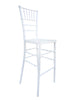 Chivari White Resin Steel Skeleton™ Chiavari Barstool BCRW-ST-AX-T
