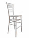 Chivari White Distressed WoodGrain™ Resin Steel Skeleton™ Chiavari Barstool BCRWDB-ST-AX-T