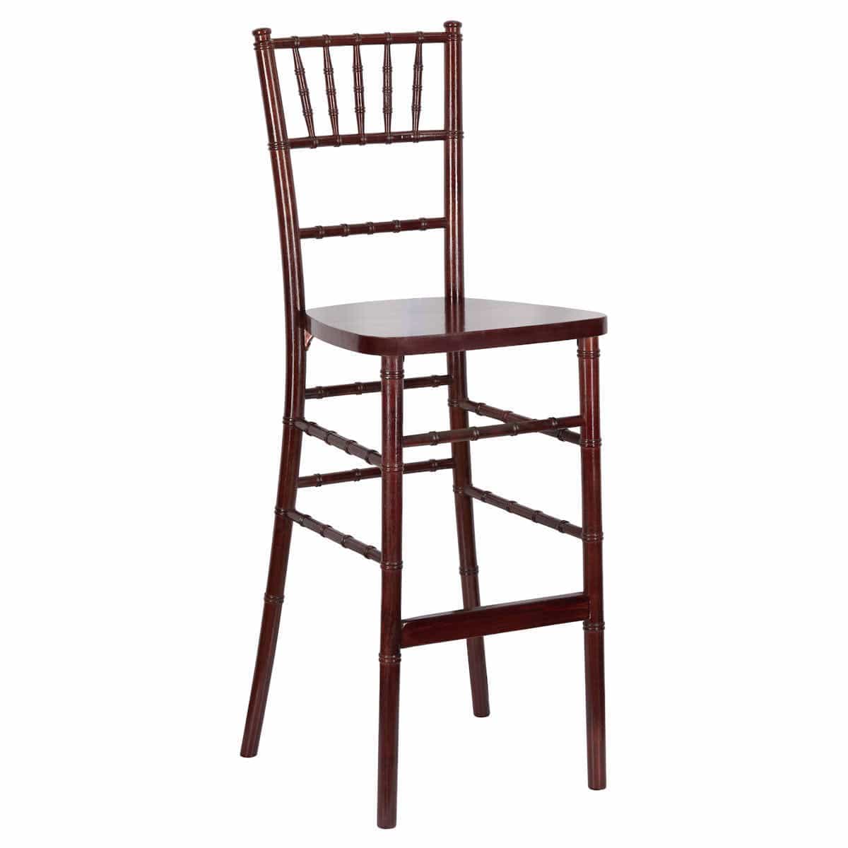Chivari Mahogany Red Wine ToughWood™ Chiavari Barstool BCWM-ZG-T