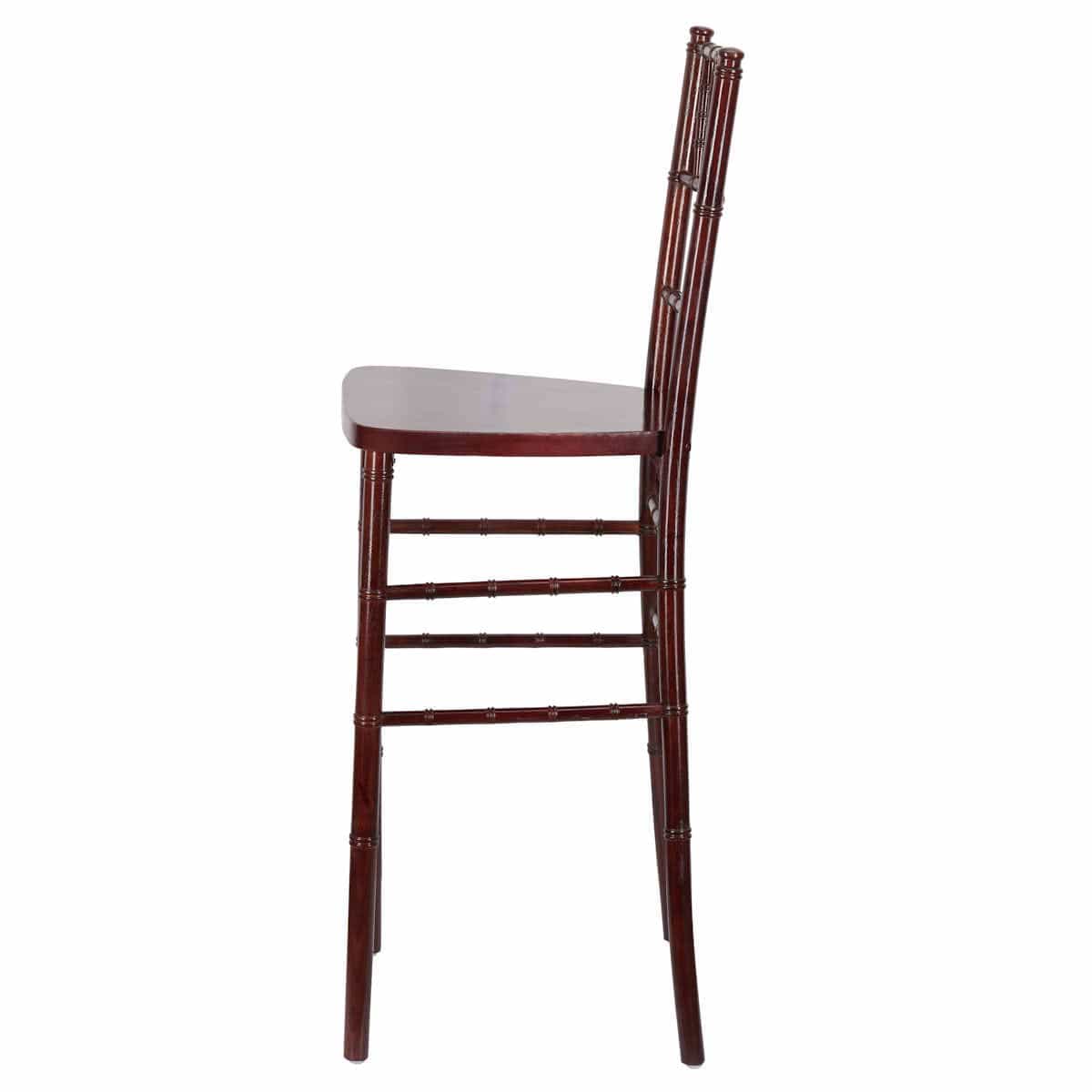 Chivari Mahogany Red Wine ToughWood™ Chiavari Barstool BCWM-ZG-T