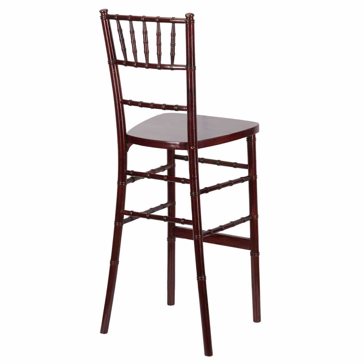 Chivari Mahogany Red Wine ToughWood™ Chiavari Barstool BCWM-ZG-T