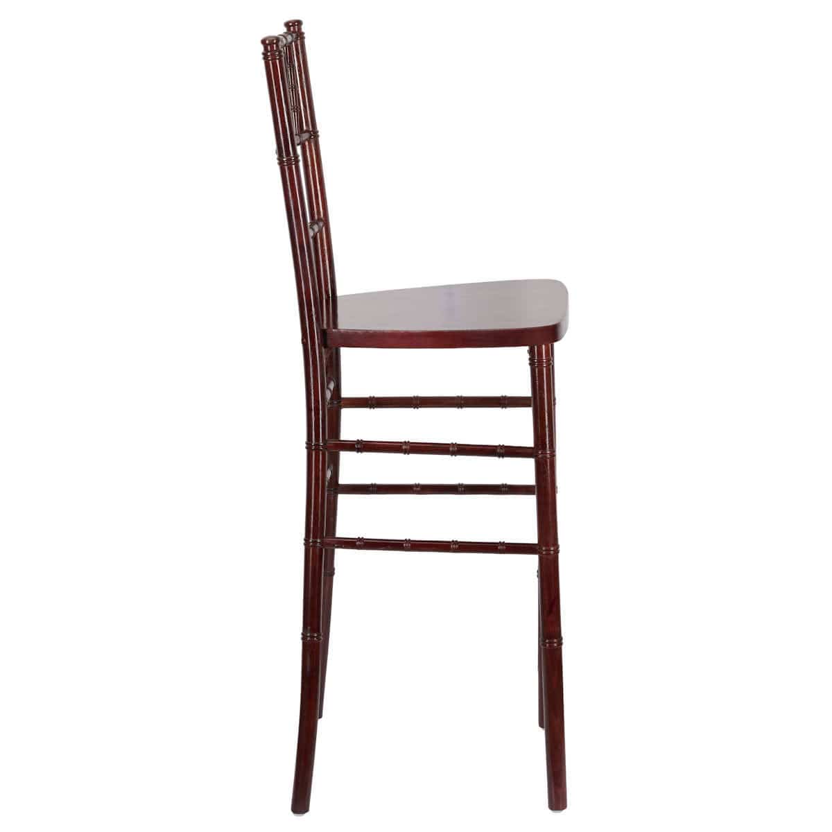 Chivari Mahogany Red Wine ToughWood™ Chiavari Barstool BCWM-ZG-T