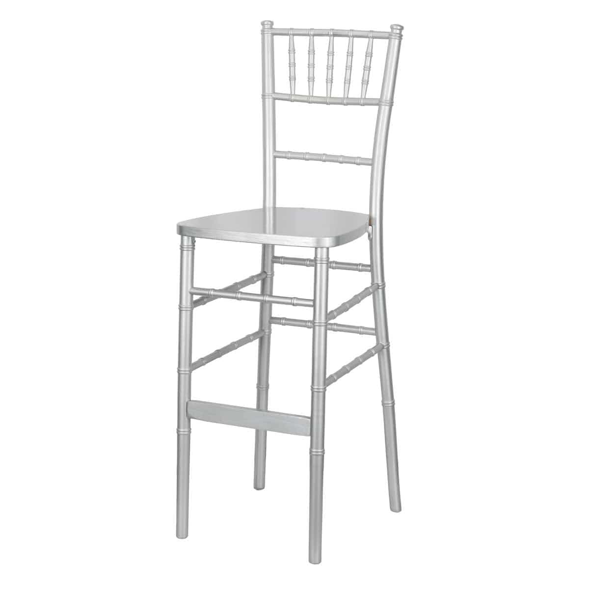 Chivari Silver ToughWood™ Chiavari Barstool BCWS-ZG-T
