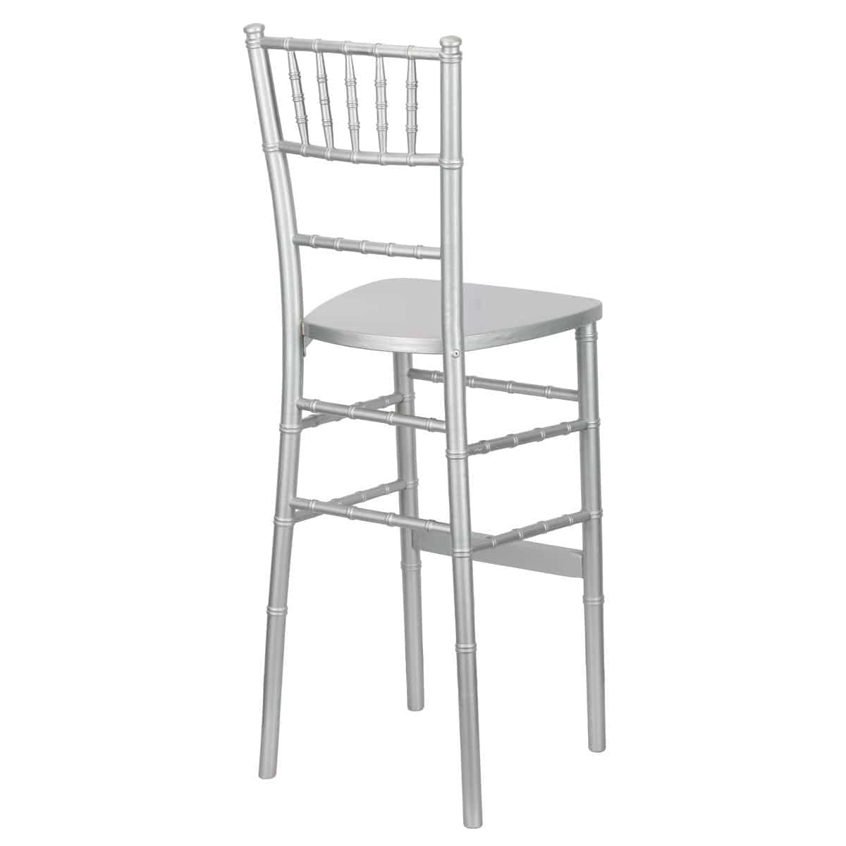 Chivari Silver ToughWood™ Chiavari Barstool BCWS-ZG-T
