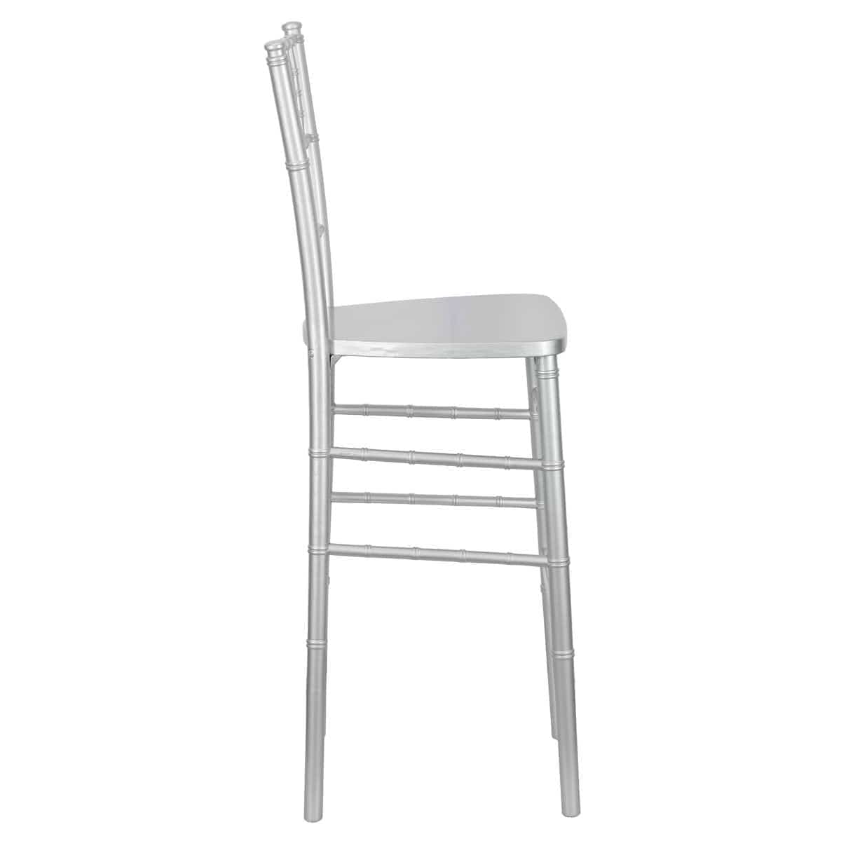 Chivari Silver ToughWood™ Chiavari Barstool BCWS-ZG-T