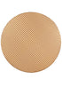 Toulouse 40" Round Glass Top Beige and Maroon Rattan French Bistro Table TBTPBM-KT-AX-T