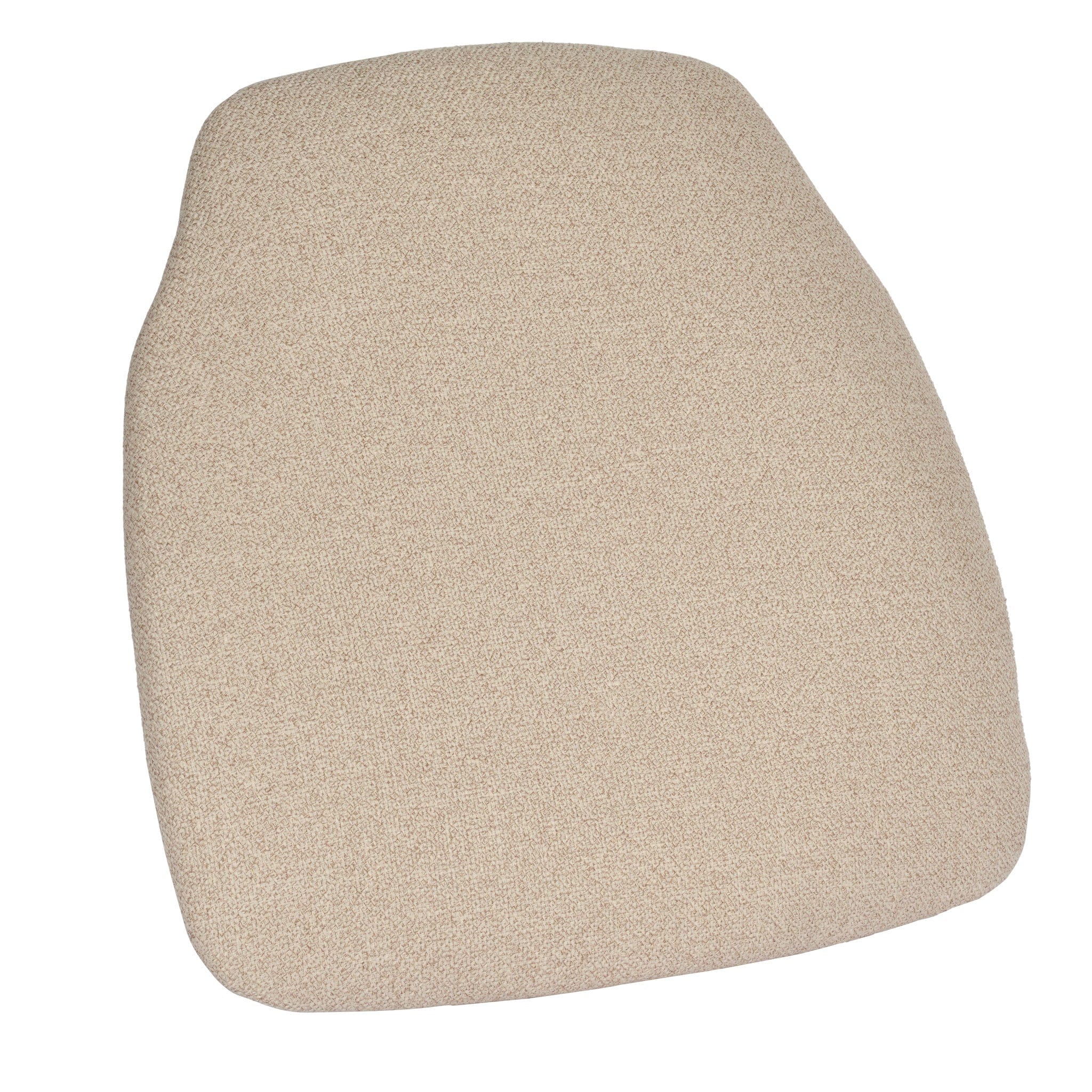 Chivari Beige 1.75" Thick Fabric Panel Back Chiavari Chair Cushion and SlipNot™ Technology CUSHPANFAB-BGE-A