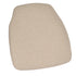 Chivari Beige 1.75" Thick Fabric Panel Back Chiavari Chair Cushion and SlipNot™ Technology CUSHPANFAB-BGE-A