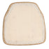 Chivari Gold Vinyl Panel Back Chiavari Cushion with Bentley Stitching and SlipNot™ Technology CUSHPANVINBENTG-A