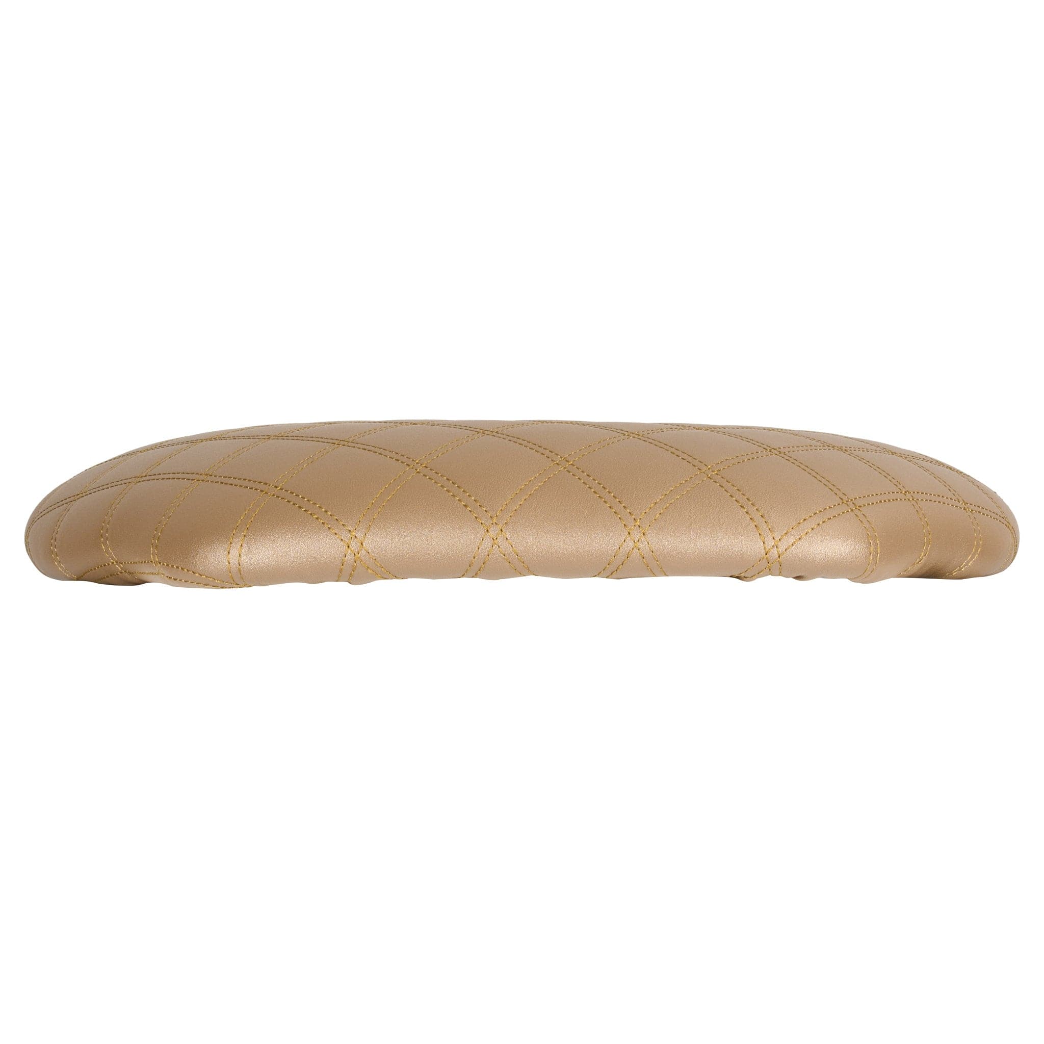 Chivari Gold Vinyl Panel Back Chiavari Cushion with Bentley Stitching and SlipNot™ Technology CUSHPANVINBENTG-A
