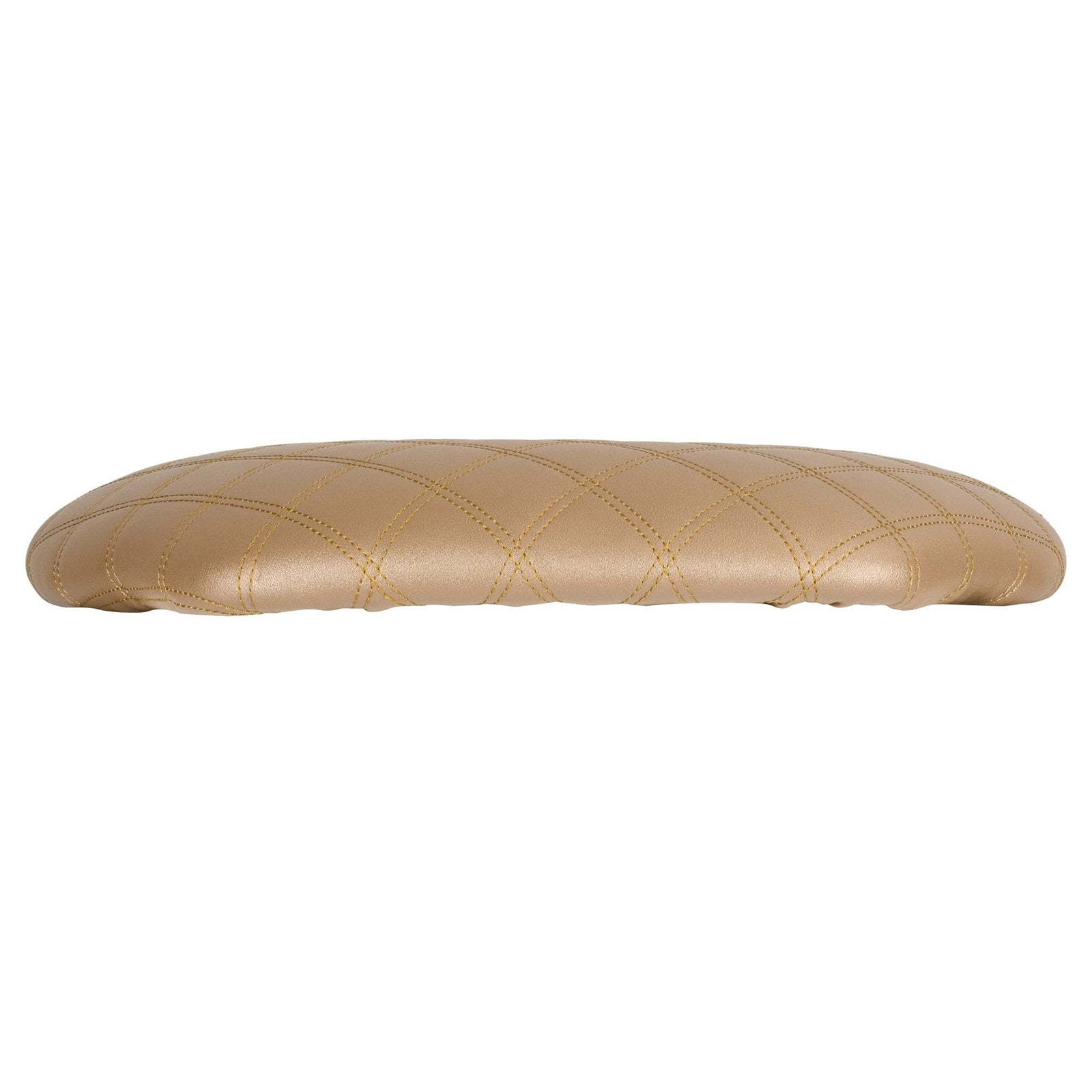Chivari Gold Vinyl Panel Back Chiavari Cushion with Bentley Stitching and SlipNot™ Technology CUSHPANVINBENTG-A