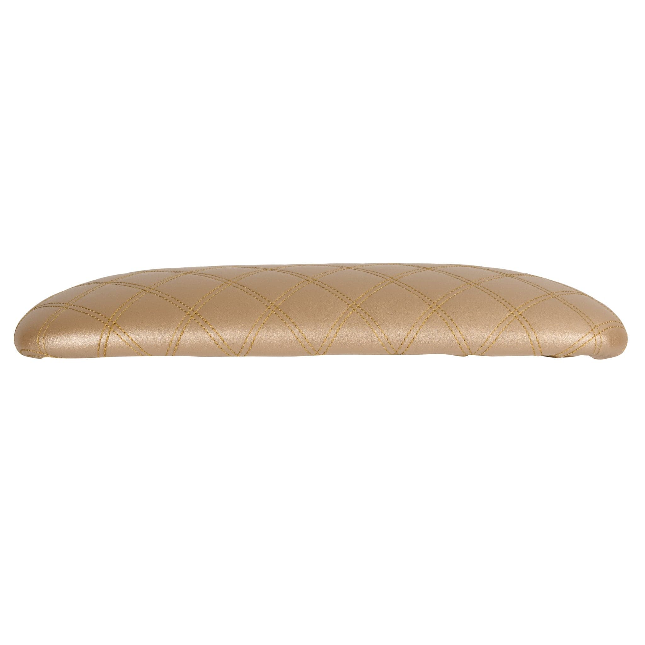 Chivari Gold Vinyl Panel Back Chiavari Cushion with Bentley Stitching and SlipNot™ Technology CUSHPANVINBENTG-A