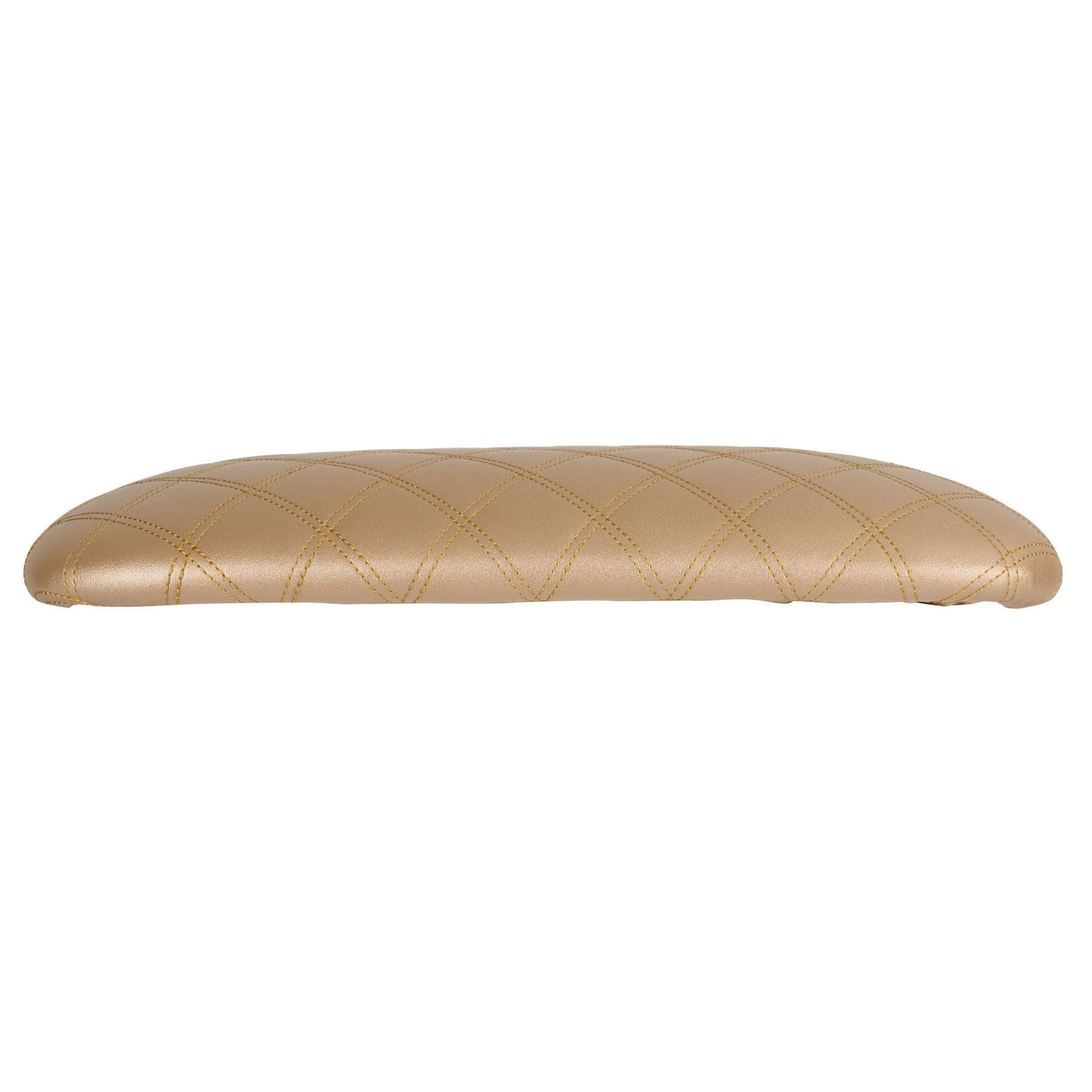 Chivari Gold Vinyl Panel Back Chiavari Cushion with Bentley Stitching and SlipNot™ Technology CUSHPANVINBENTG-A