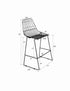 Chivari Black 30" Benton Wire Bar Stool Steel Frame BBMB-WR-AX
