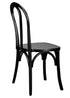 Chivari Black Wood Bentwood Chair CBWB-ZG-T