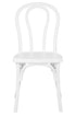 Chivari White Resin Bentwood Chair CBRW-ZG-T