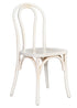Chivari White Distressed Wood Bentwood Chair CBWW-ZG-T