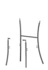 White Distressed Steel Skeleton™ Bentwood Chair
