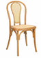 Chivari Bentwood Resin Natural Rattan Standard Square Seat with Rattan Back CBRN-RR-ZG-T