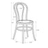 Chivari Fruitwood ToughWood™ Bentwood Chair CBWFL-ZG-T