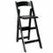 Chivari Black ToughWood™ Folding Bar Stool with Padded Seat BFWB-AX