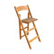 Chivari Chestnut ToughWood™ Folding Bar Stool with Padded Seat BFWC-AX