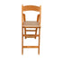 Chivari Chestnut ToughWood™ Folding Bar Stool with Padded Seat BFWC-AX