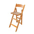 Chivari Chestnut ToughWood™ Folding Bar Stool with Padded Seat BFWC-AX