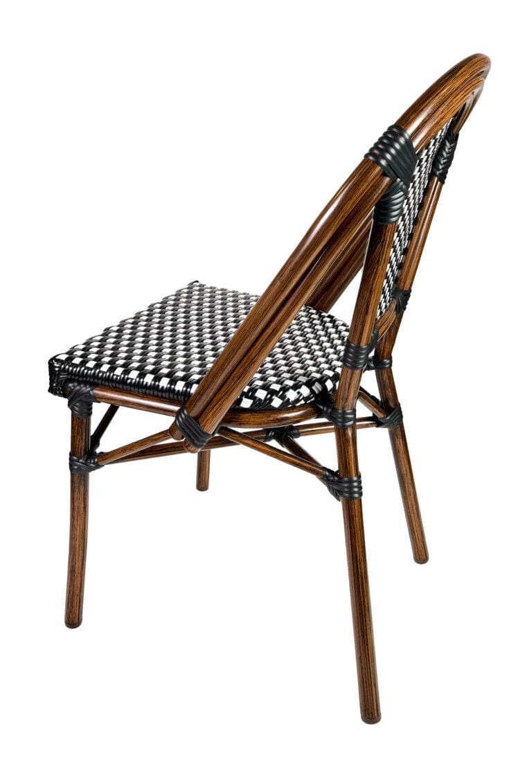 Toulouse Black and White French Bistro Set Includes 40
