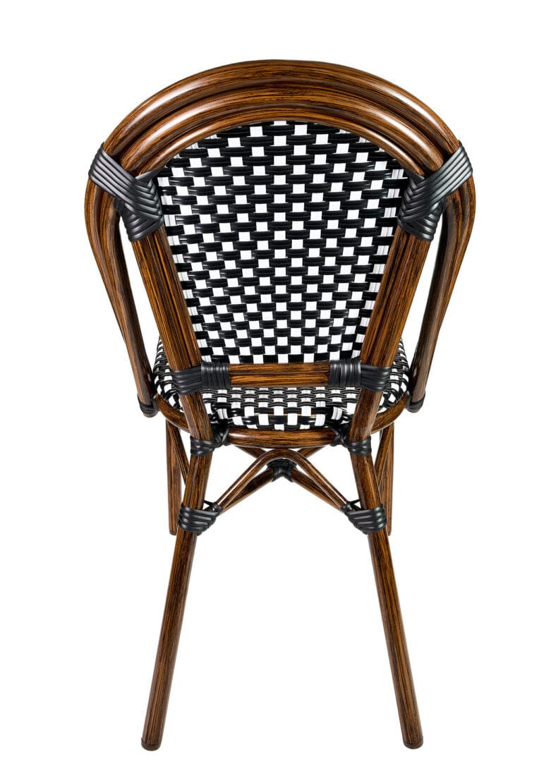 Toulouse Black and White French Bistro Set Includes 40